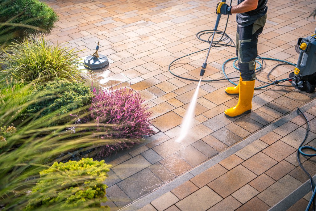 Pressure washing service